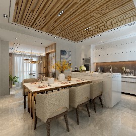 500平別墅裝修案例效果圖，兼具舒適與輕奢