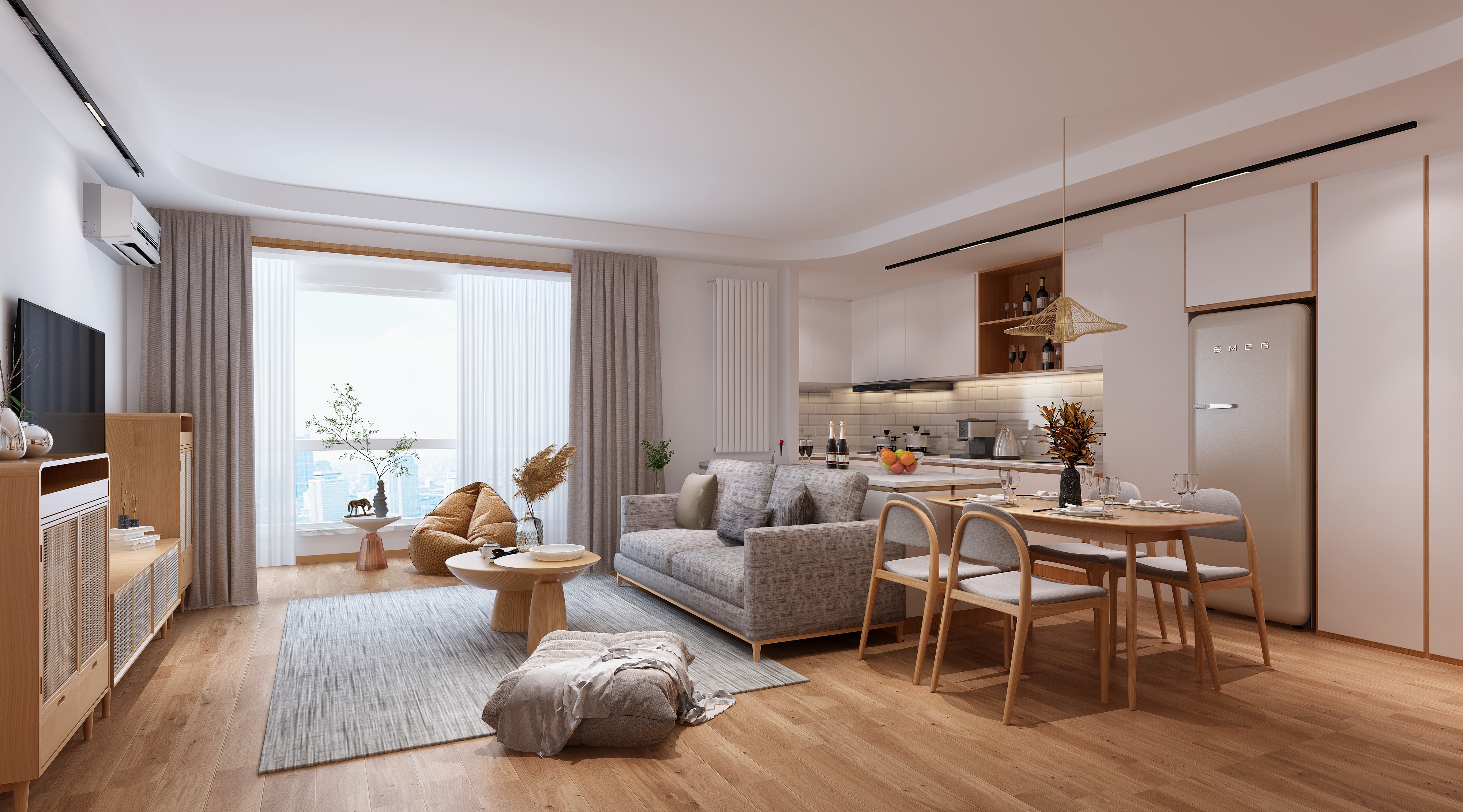 日系風(fēng)格裝修效果圖