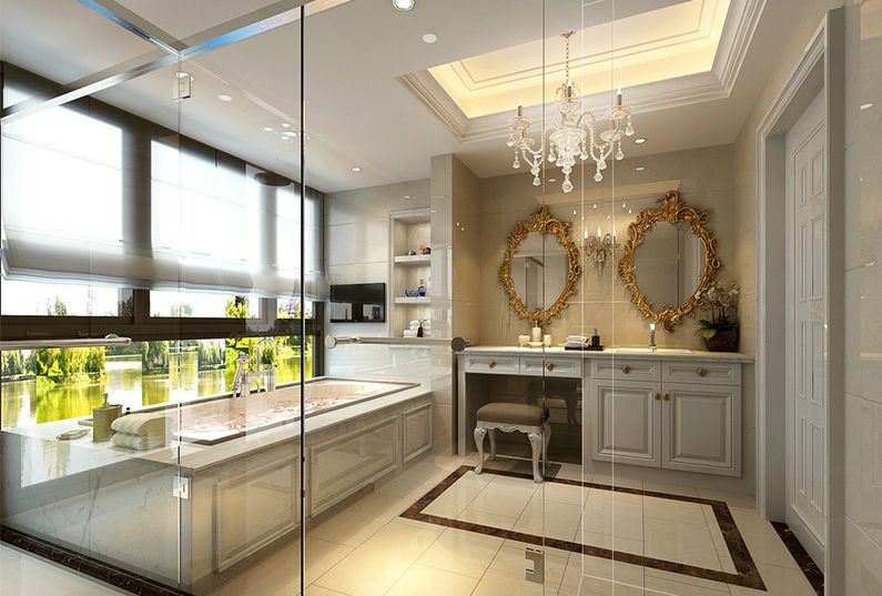 歐式洗手間怎么裝修？洗手間歐式裝修效果圖