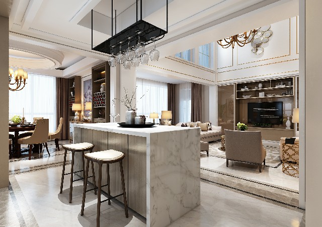 真實裝修案例：復(fù)古風(fēng)格效果輕奢風(fēng)