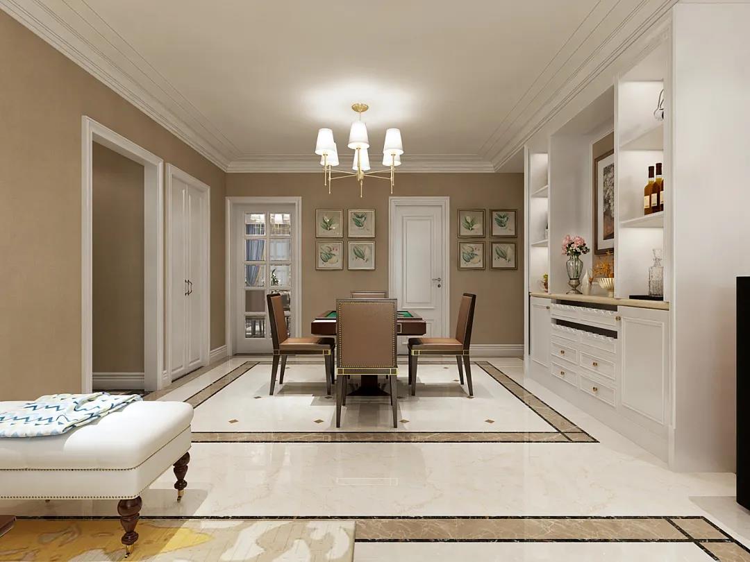 130㎡三室一廳簡美裝修案例 溫暖與愜意并存