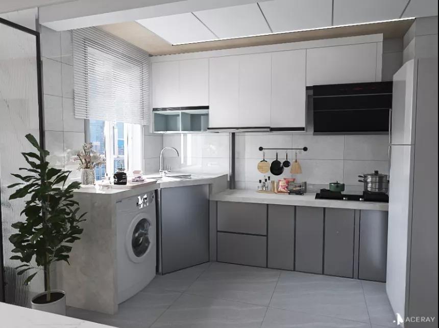 60㎡兩居舊房改造，舊房翻新改造驚艷你的眼球