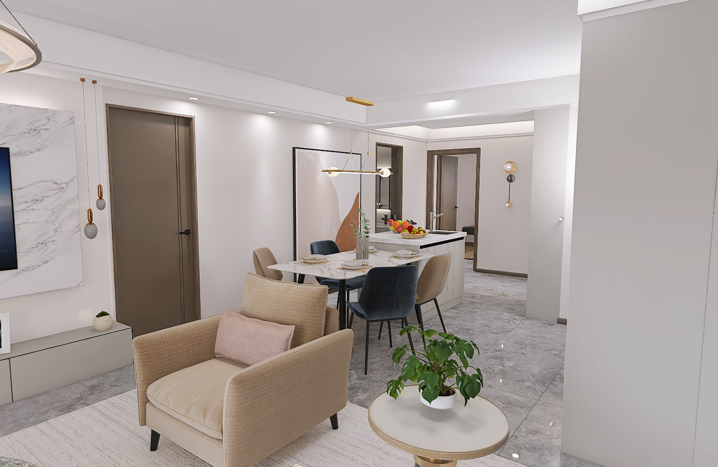 114平米簡約裝修效果圖，114平米裝修多少錢？