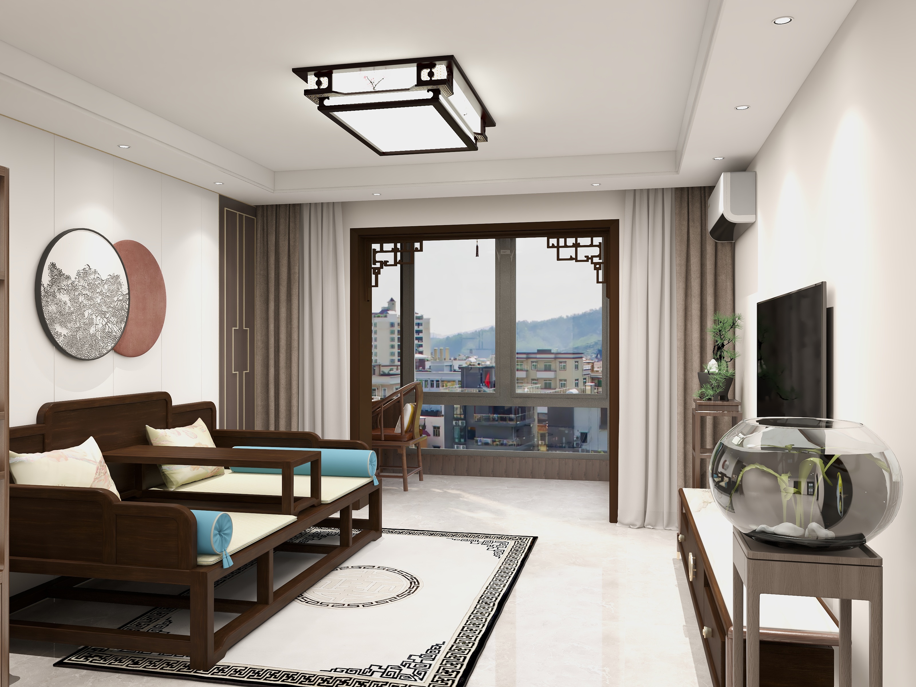 現(xiàn)代簡約式裝修效果圖，裝修半包公司